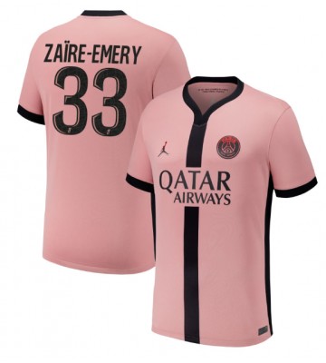 Paris Saint-Germain Warren Zaire-Emery #33 Tercera Equipación 2024-25 Manga Corta